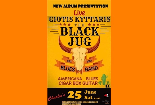 Giotis Blues Kyttaris &amp; Black Jug @ Charlie&#039;s (25/06)